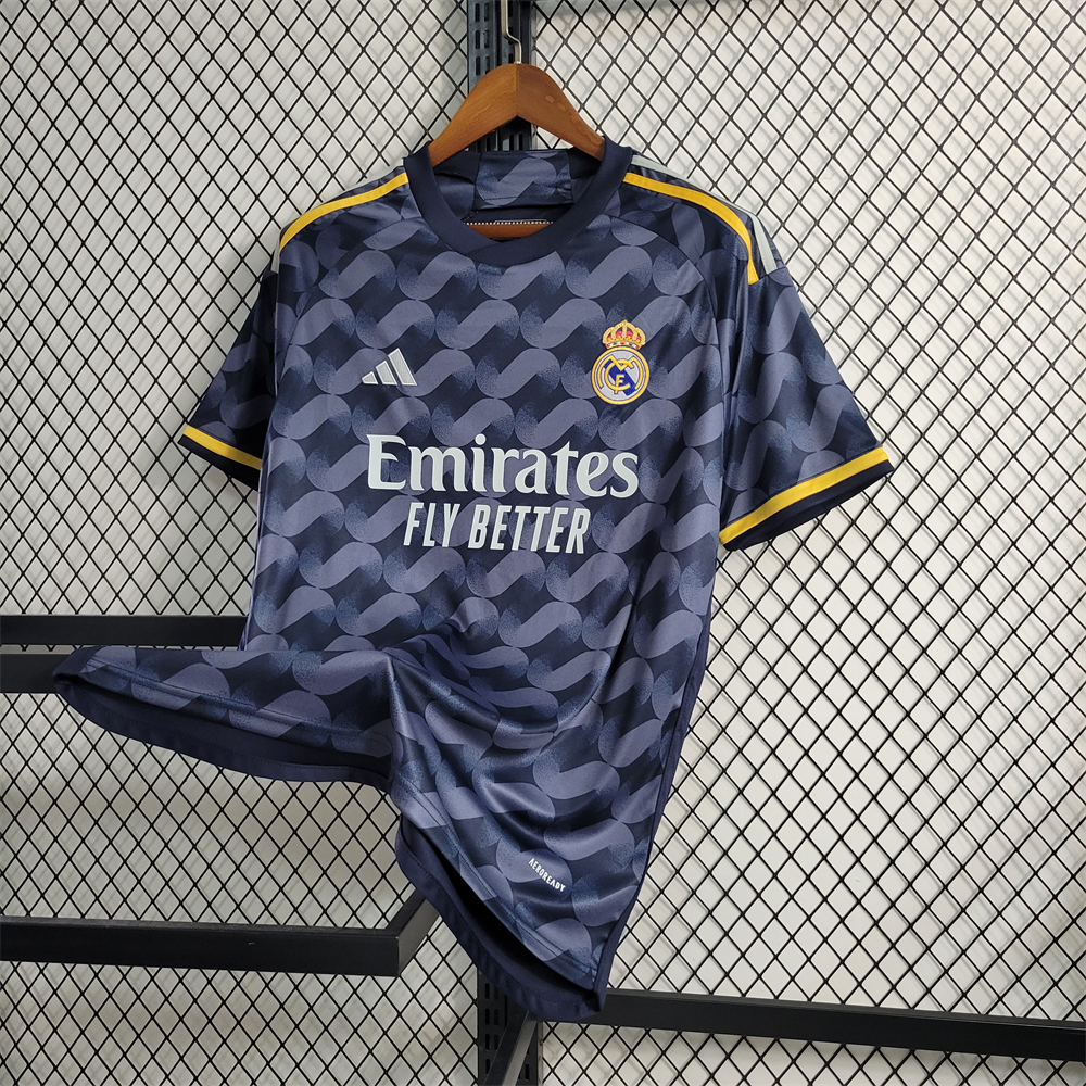 Real Madrid Away Jersey 23/24 Football Kit 2024 Soccer Club Team Shirt