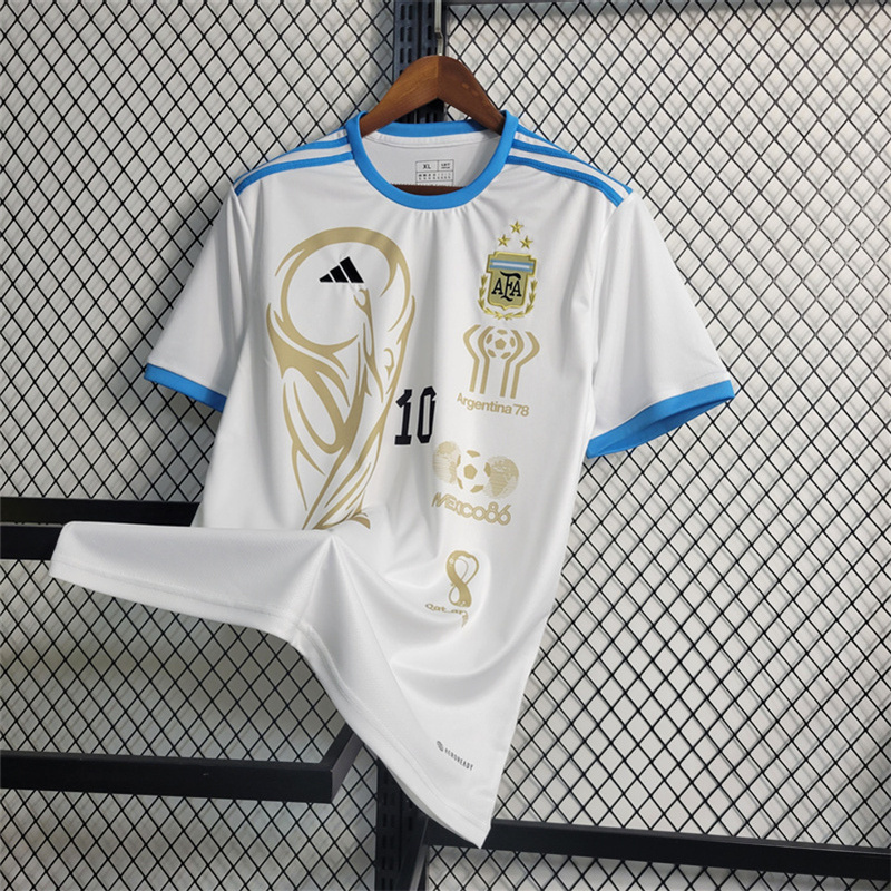 Fans Version 23/24 Argentina Jersey 2024 Football Jersey Custom Name National Team Soccer Shirt